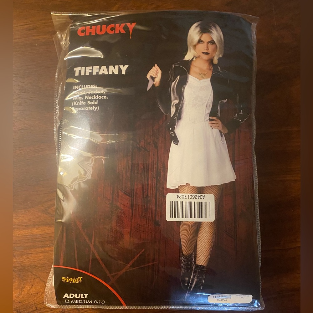 Chucky Tiffany Costume Adult Medium NWT
